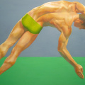 Acrylic on Canvas, 74" x 50"